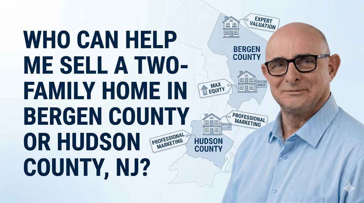 Who Can Help Me Sell a Two-Family Home in Bergen County or Hudson County NJ?
