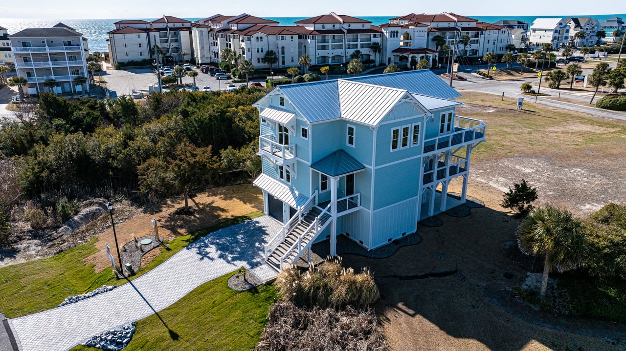 6 Cape Lane North Topsail Beach NC | Open House Coastal Home with Luxury Features