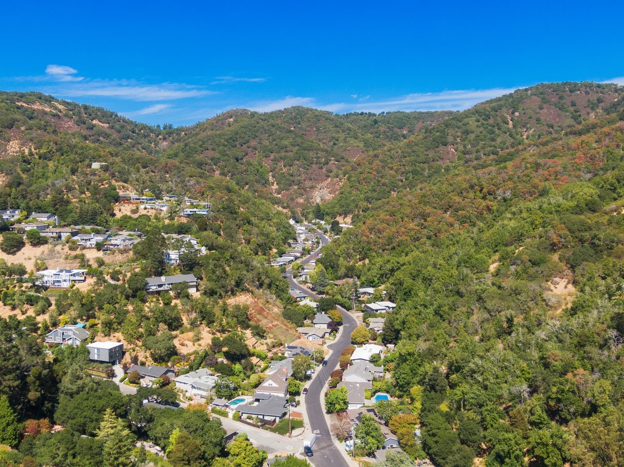 Looking up a tree lined valley and wondering what real estate disclosures will be required.