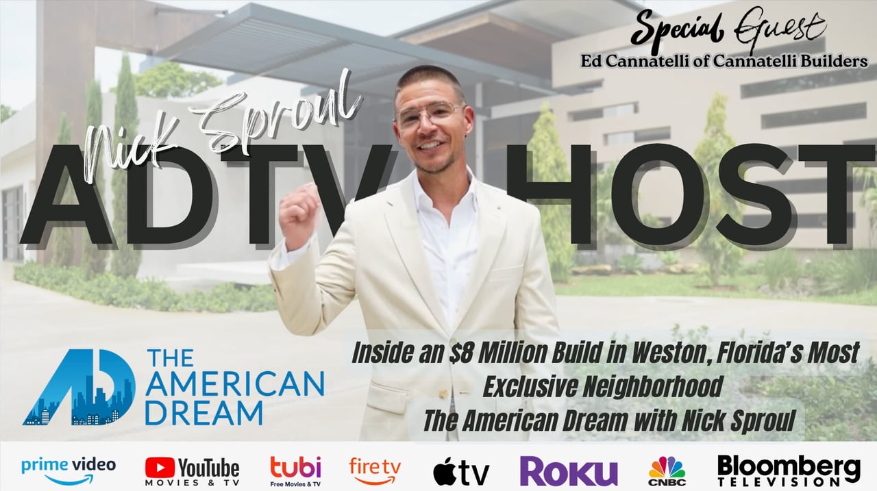 Inside an $8 Million Build in Weston’s Most Exclusive Neighborhood | The American Dream Nick Sproul