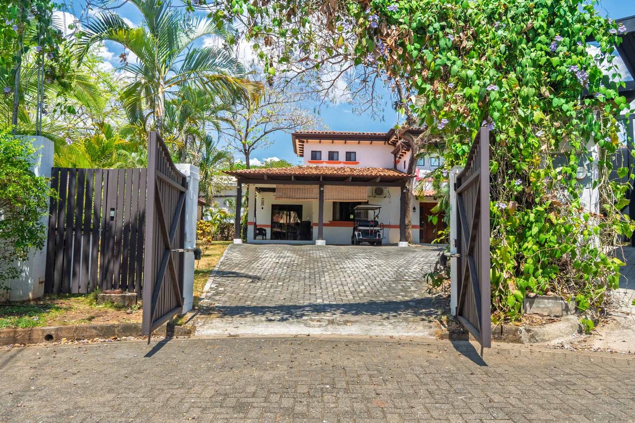 Casa Brasil | Gated Living Near Tamarindo + Golf Cart Included