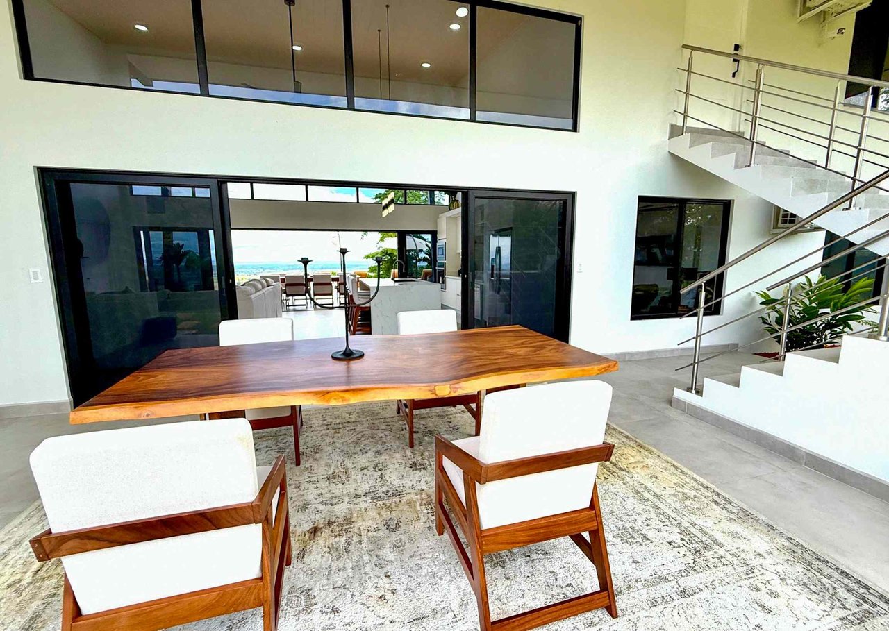 Brand New Modern Luxury 4-Bedroom Home with Pool and Incredible Panoramic Coastal & Ocean Views in Teancum at Tawal near Ojochal Costa Rica