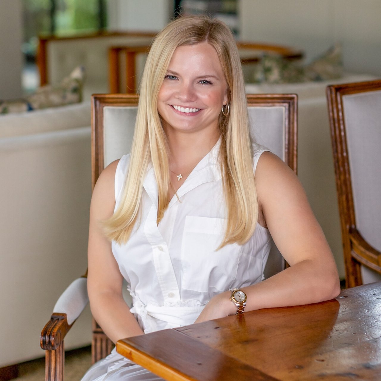 Morgan Dowell Austin TX, Real Estate Agent Headshot