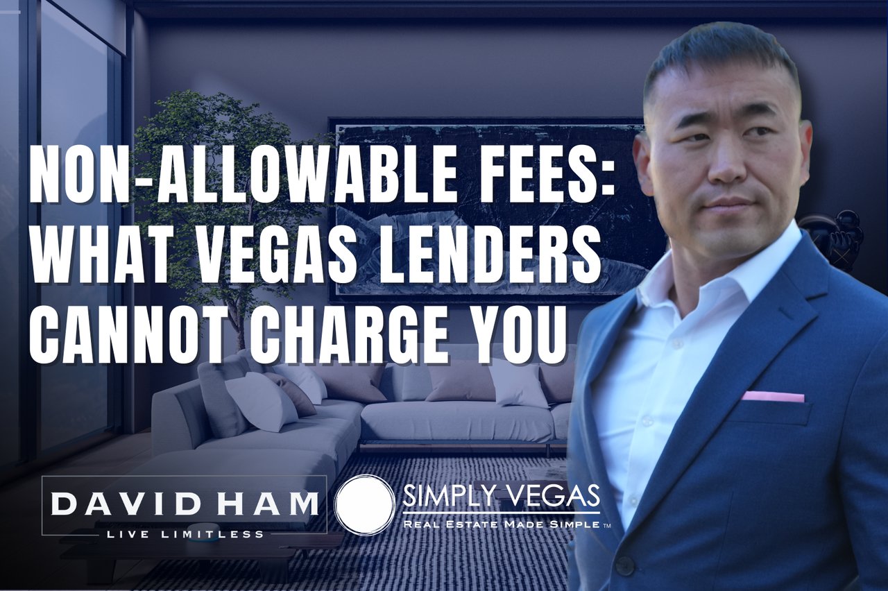 Non-allowable fees Las Vegas lenders cannot charge; featuring David Ham and Simply Vegas branding.