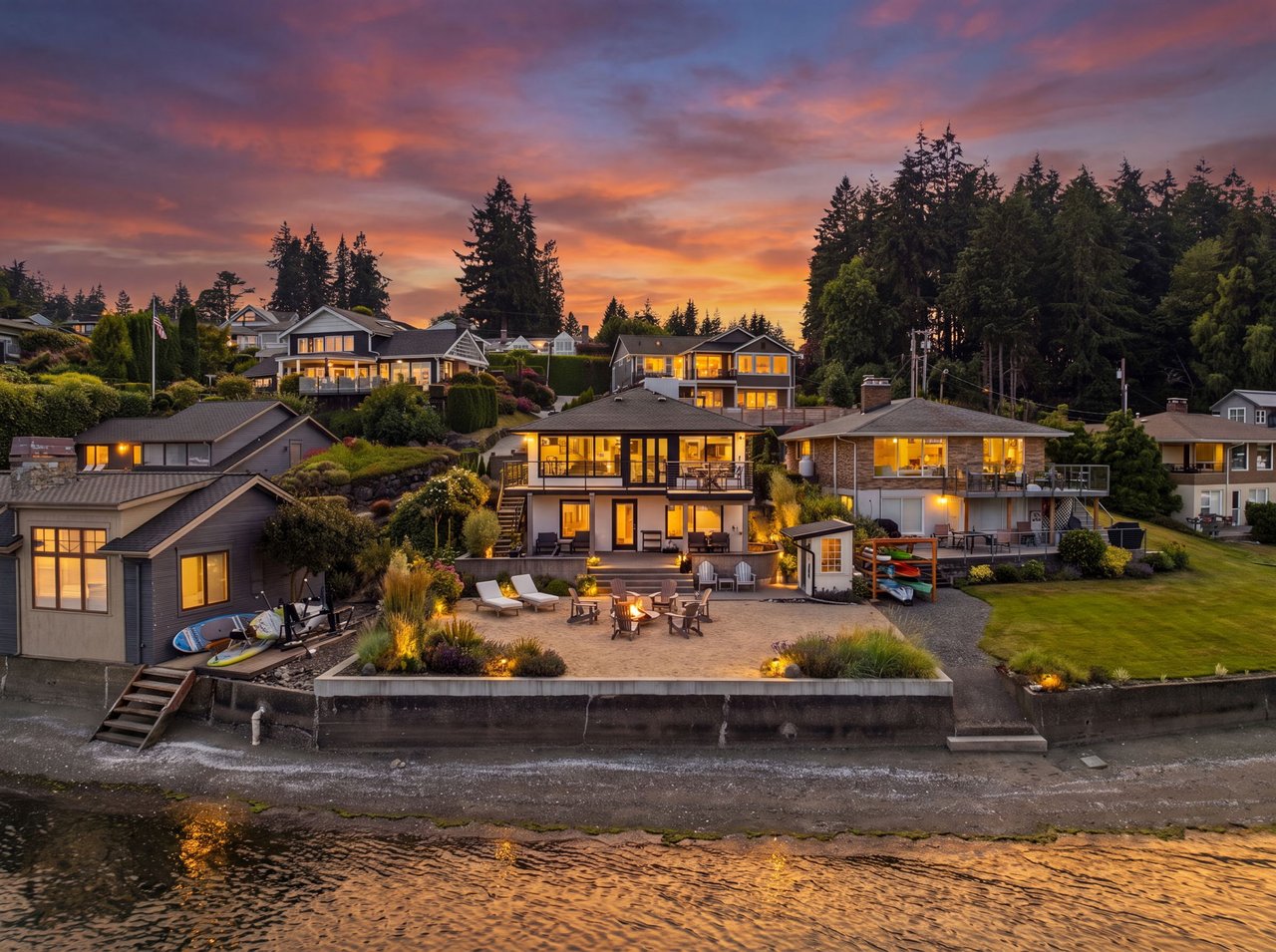 book your Stay at this Stunning Waterfront Home In Downtown Gig Harbor