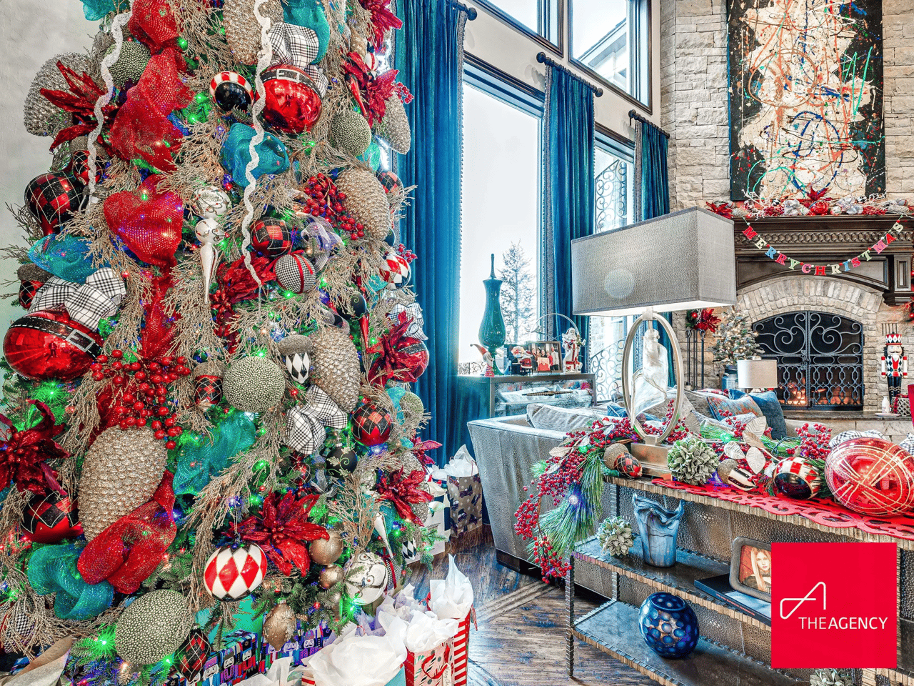 Sleighing the Season: A Christmas Luxury Home Photoshoot at OKC's Viral Estate - Wyatt Poindexter - The Agency