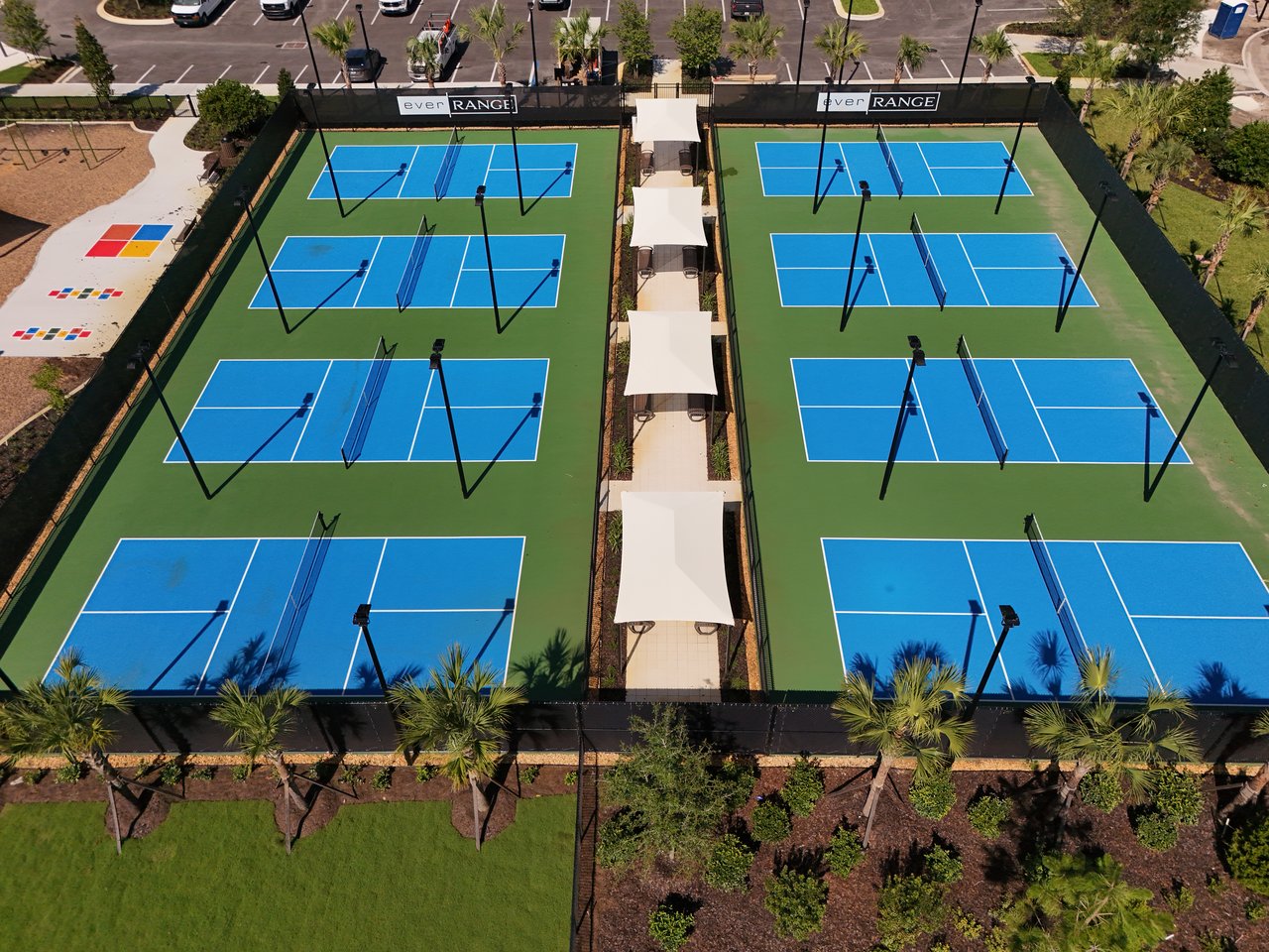 Pickleball Courts at EverRange New Construction Community