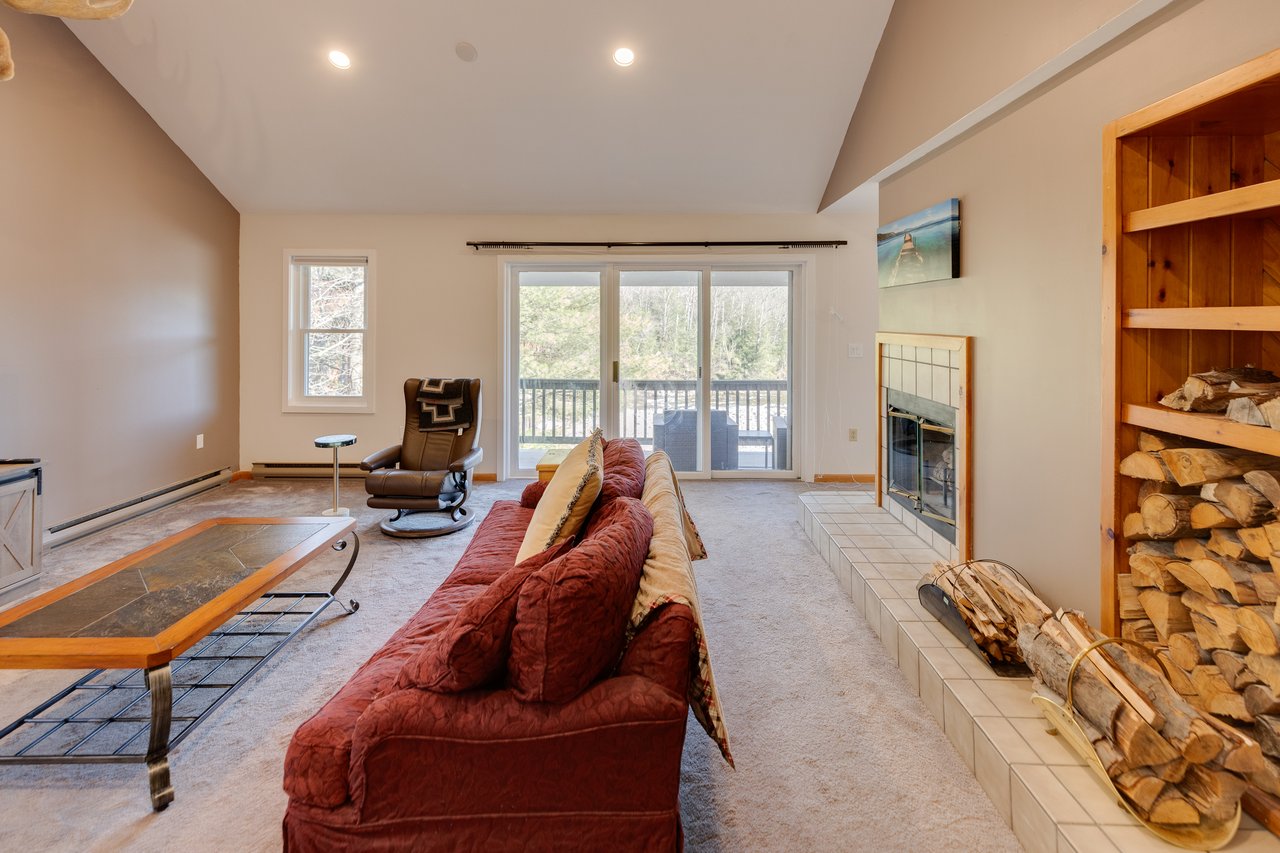 Ski Season Rental with panoramic water and mountain views