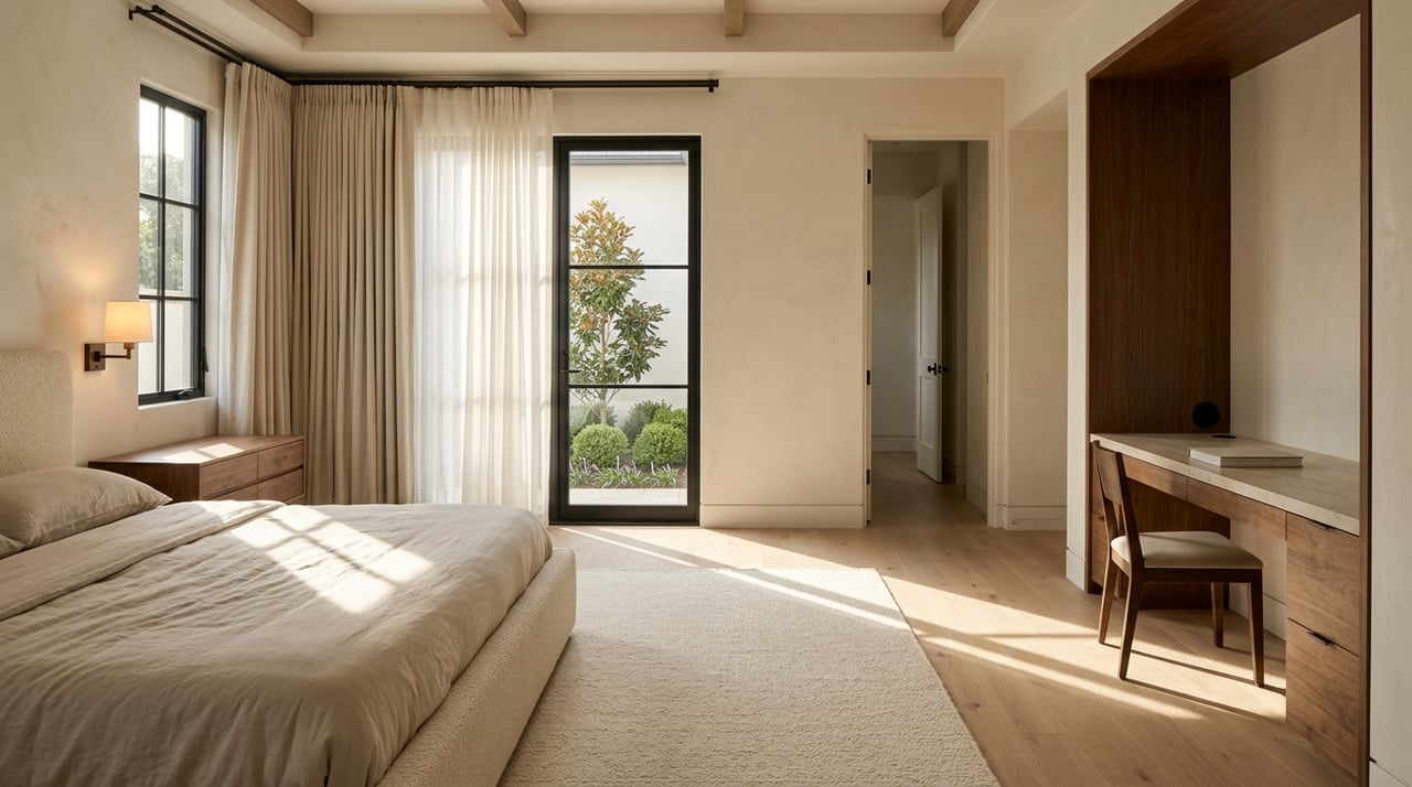 Primary Suite Design For Rest, Work, And Privacy