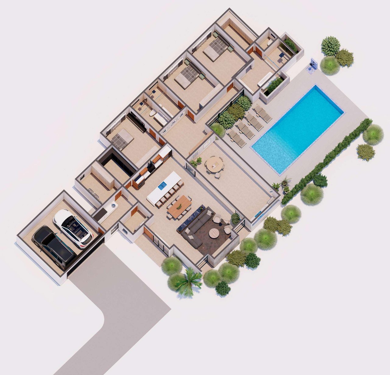 Sanara Phase II, Standard 4BR/4BA Reserva Conchal, Sanara