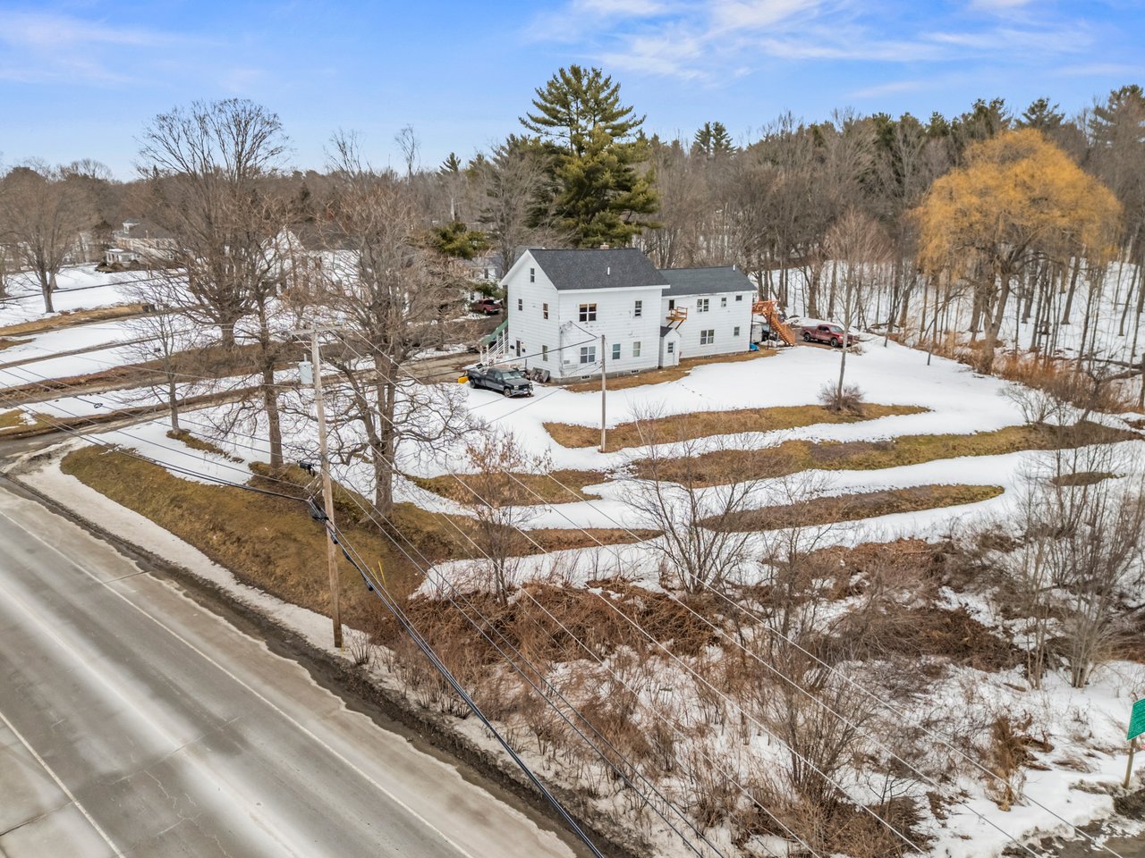 328 Water St. Randolph, Exterior Drone