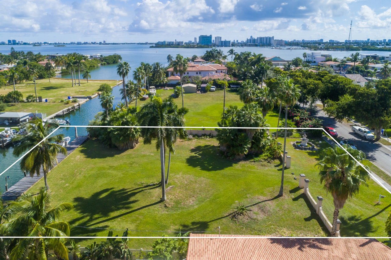 Miami Shores Adjacent Waterfront Lot Hits Market