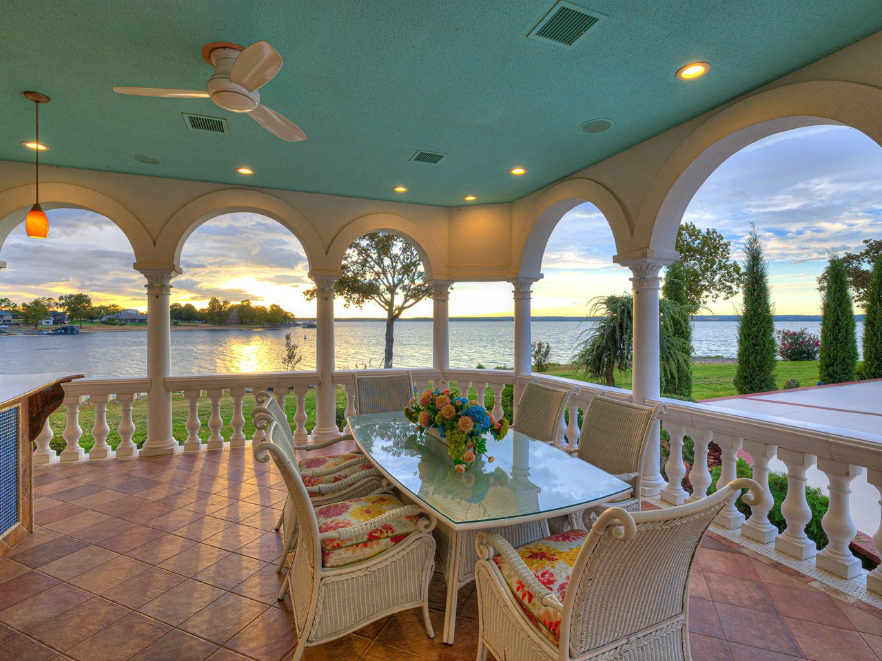 Mediterranean Estate Surrounded by the Beauty of Grand Lake 