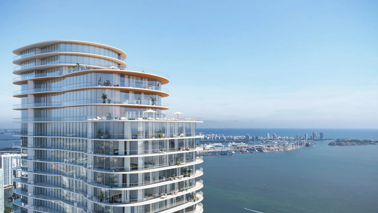 November 2025 | Cipriani Residences Miami, The Nearly 1,000-foot (300-meter) Supertall Tower in Brickell, Has Reached its Halfway Mark, Now Rising 44 Stories above the City
