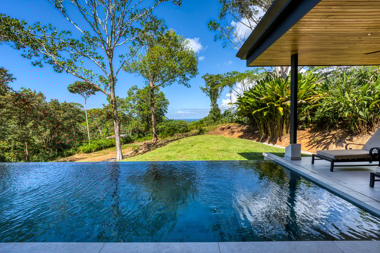 New Ocean View Luxury Home Bordering Forest Reserve