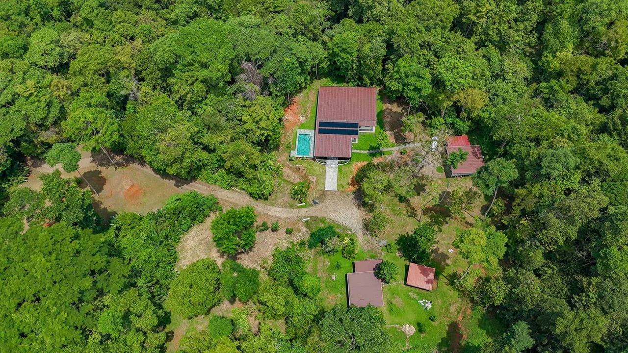 Jungle Home with Riverfront and Orchard in Ojochal Costa Rica