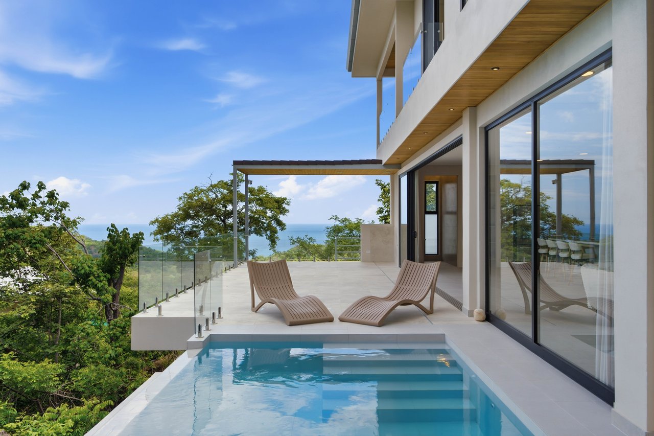 Casa Flores del Mar | Brand-New Contemporary Living with Pacific Ocean Views in Playa Grande
