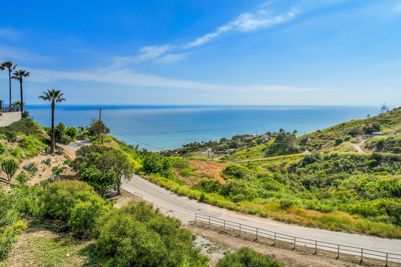 Ocean View Lot on the Pristine Western End of Malibu