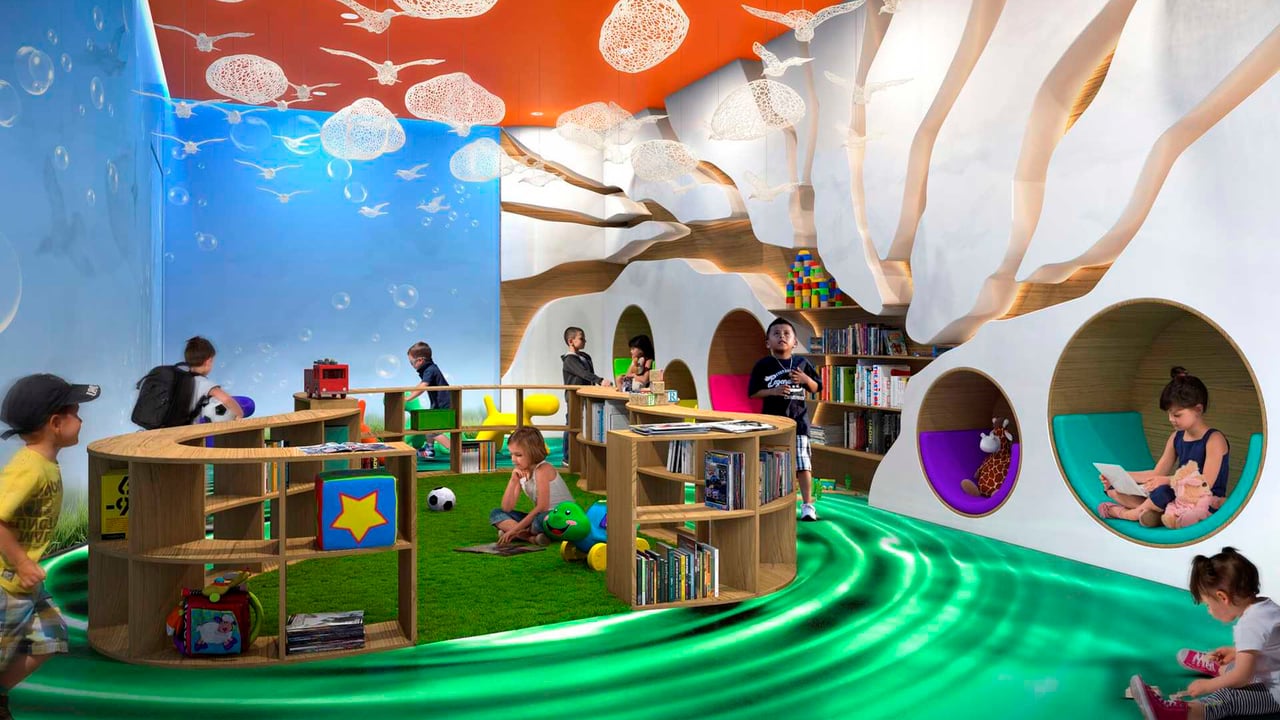 The Estates at Acqualina childrens room 