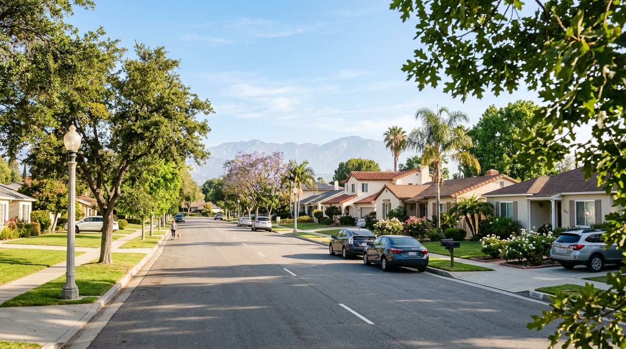 Single-family home in the San Fernando Valley under a clear sky, illustrating California home insurance and FAIR Plan coverage costs