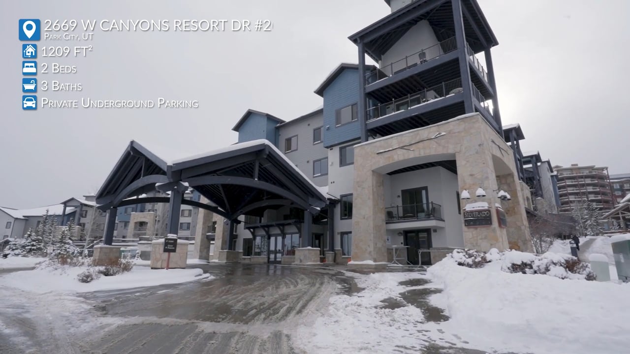 This 2-bedroom, 3-bathroom Silverado Lodge Residence is nestled in the heart of Canyons Village!