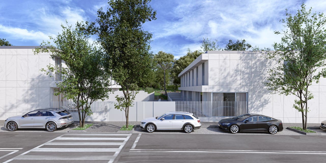 New Contemporary 3-Bedroom Villa with Pool in Lavra, Just 100m from the Ocean