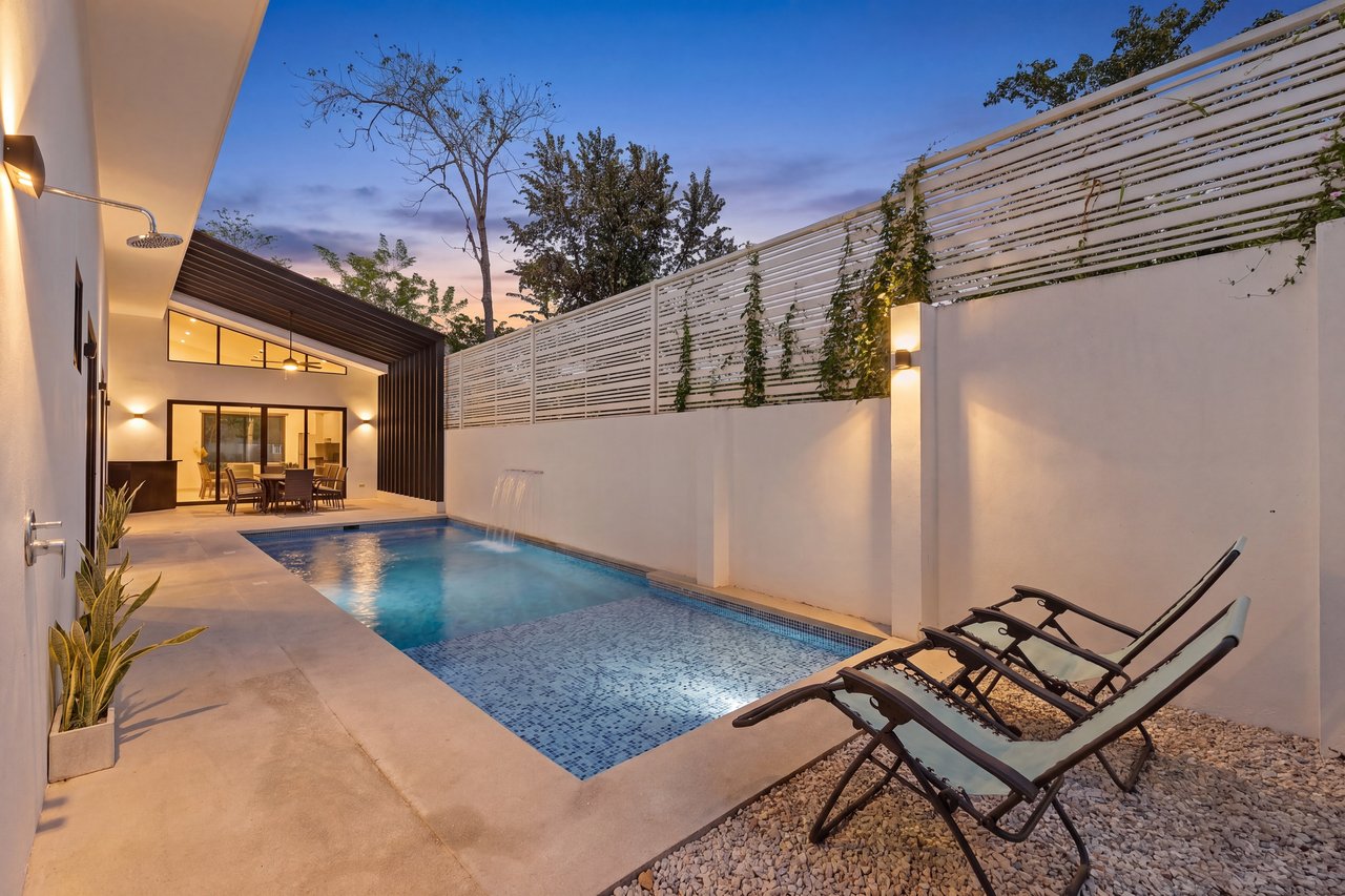 Casa Oasis | Modern 3 Bedroom Pool Home for Sale in Playa Grande, Guanacaste