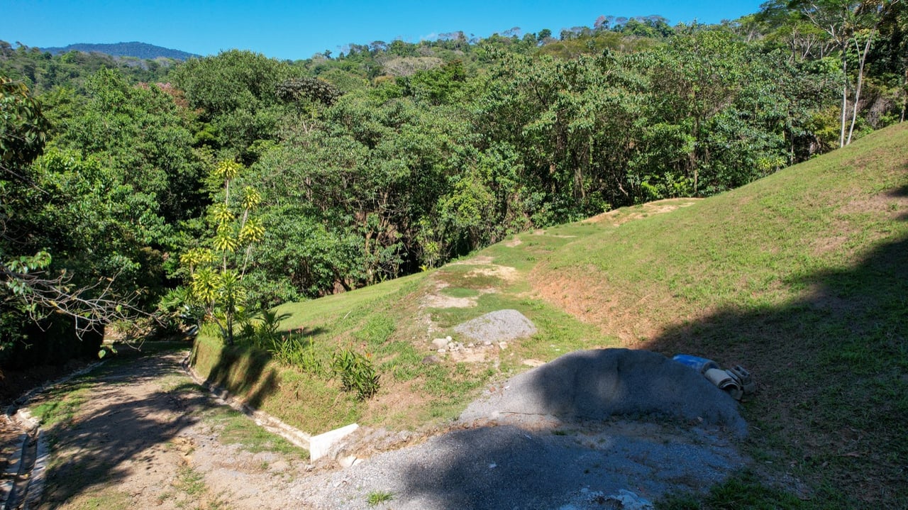 1.3-Acre Mountain View Land with 3 Building Sites in Uvita