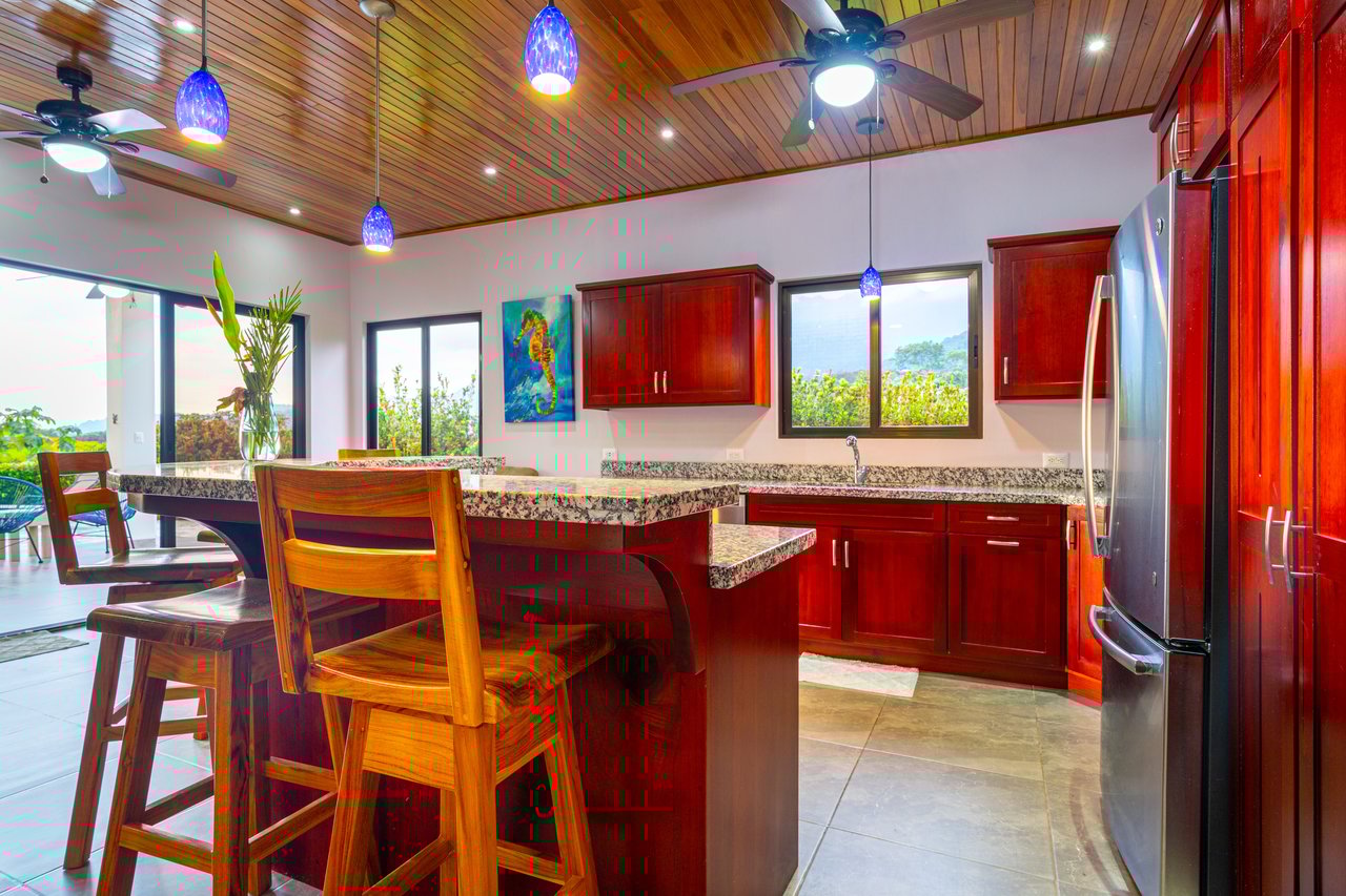 Ocean View Home in Phase 11, Ojochal.  Privacy Galore!