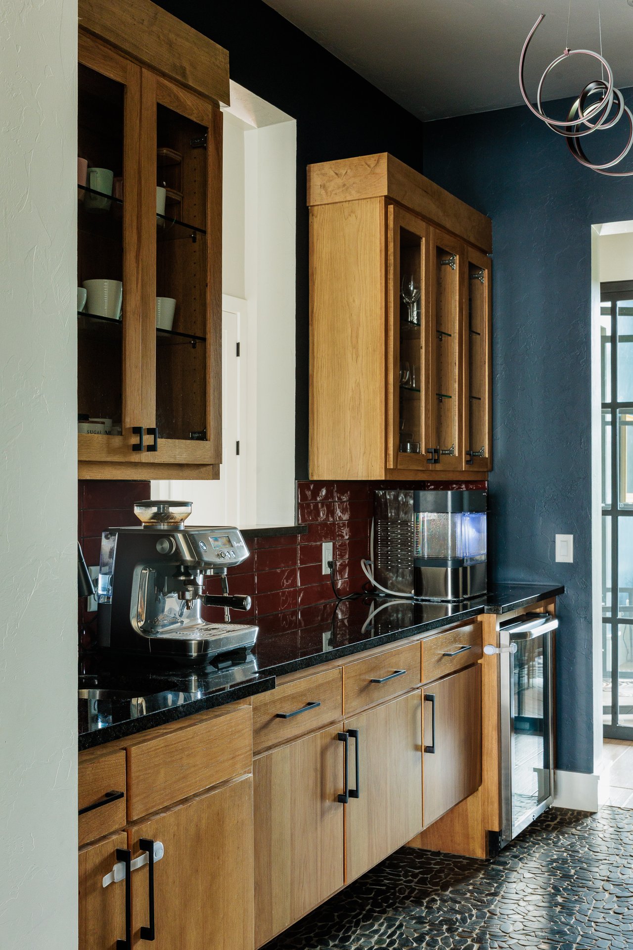 Coffee Bar off of Kitchen in Luxury Edmond Listing by Jennifer Kragh Group