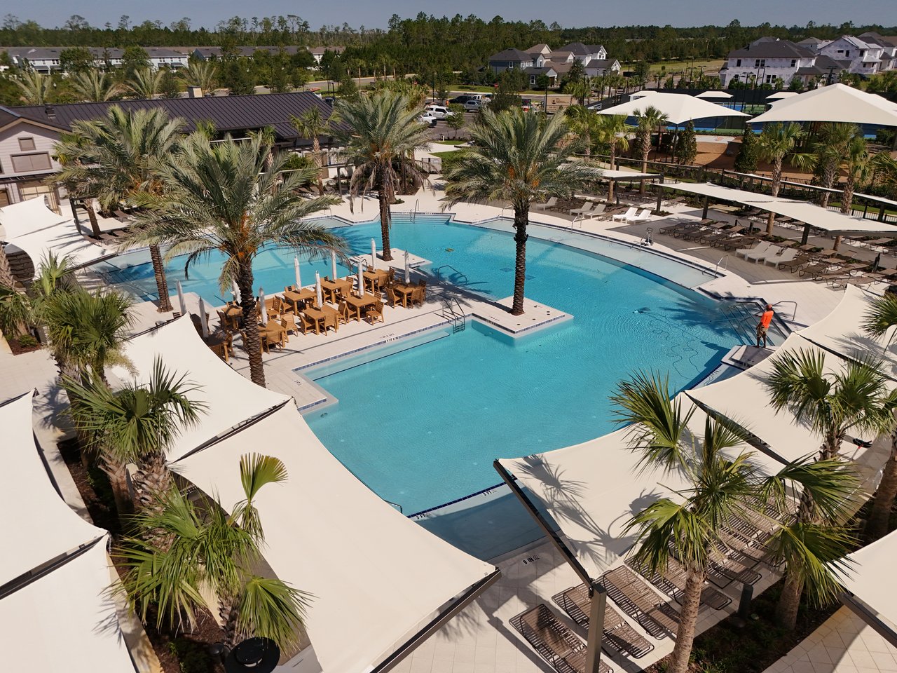 Resort-Style Community Pool at EverRange New Construction Homes