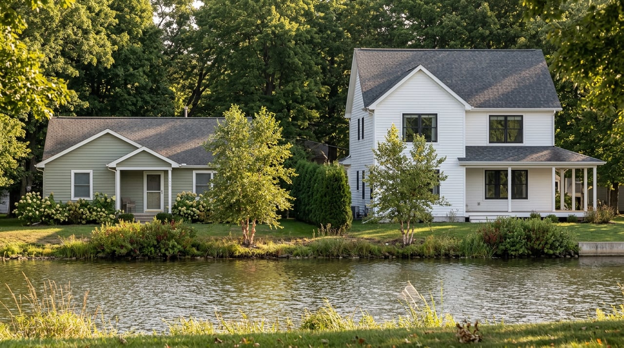 Why Two "Waterfront" Homes On Lake Wawasee Can Be A Million Dollars Apart