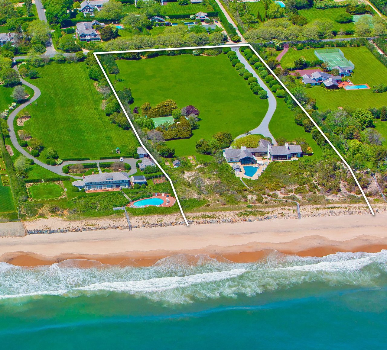 Lily Pond Oceanfront Estate