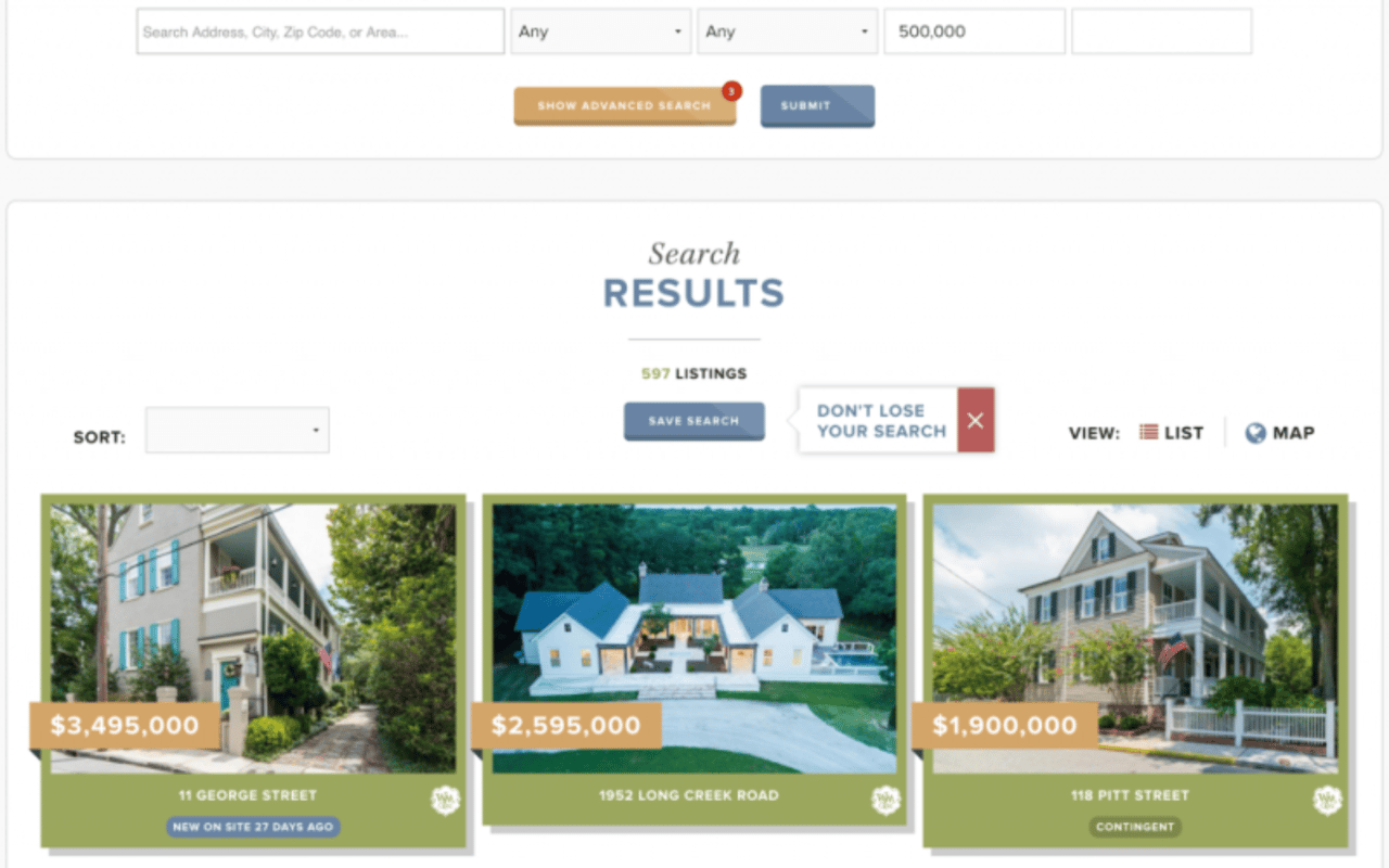 How To: Save A Home Search