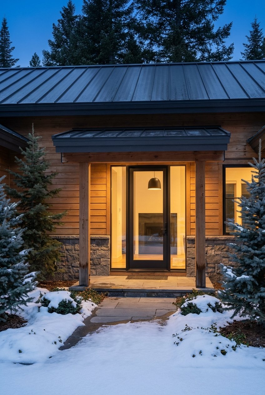 Winter Lifestyle In Mountain Village Beyond The Slopes