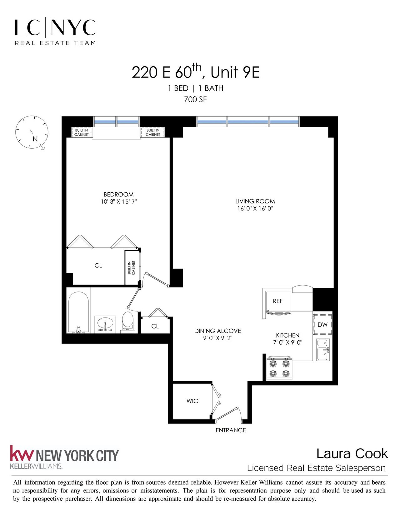 220 East 60th Street Unit: 9E