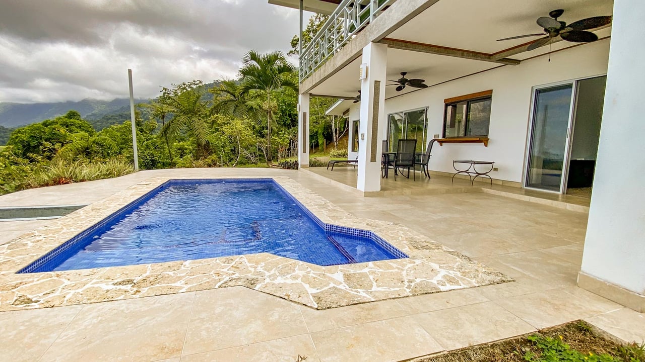 3-Bed Ocean View Home Near Ojochal, Costa Rica | 2.75 Acre Jungle Property