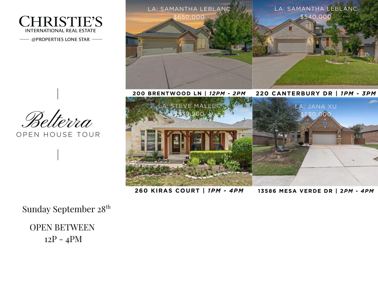 Belterra Community Wide Open House