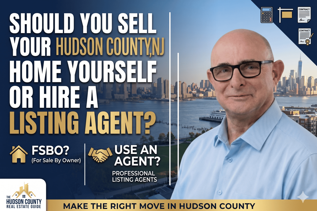 Should You Sell Your Hudson County NJ Home Yourself or Hire a Listing Agent?