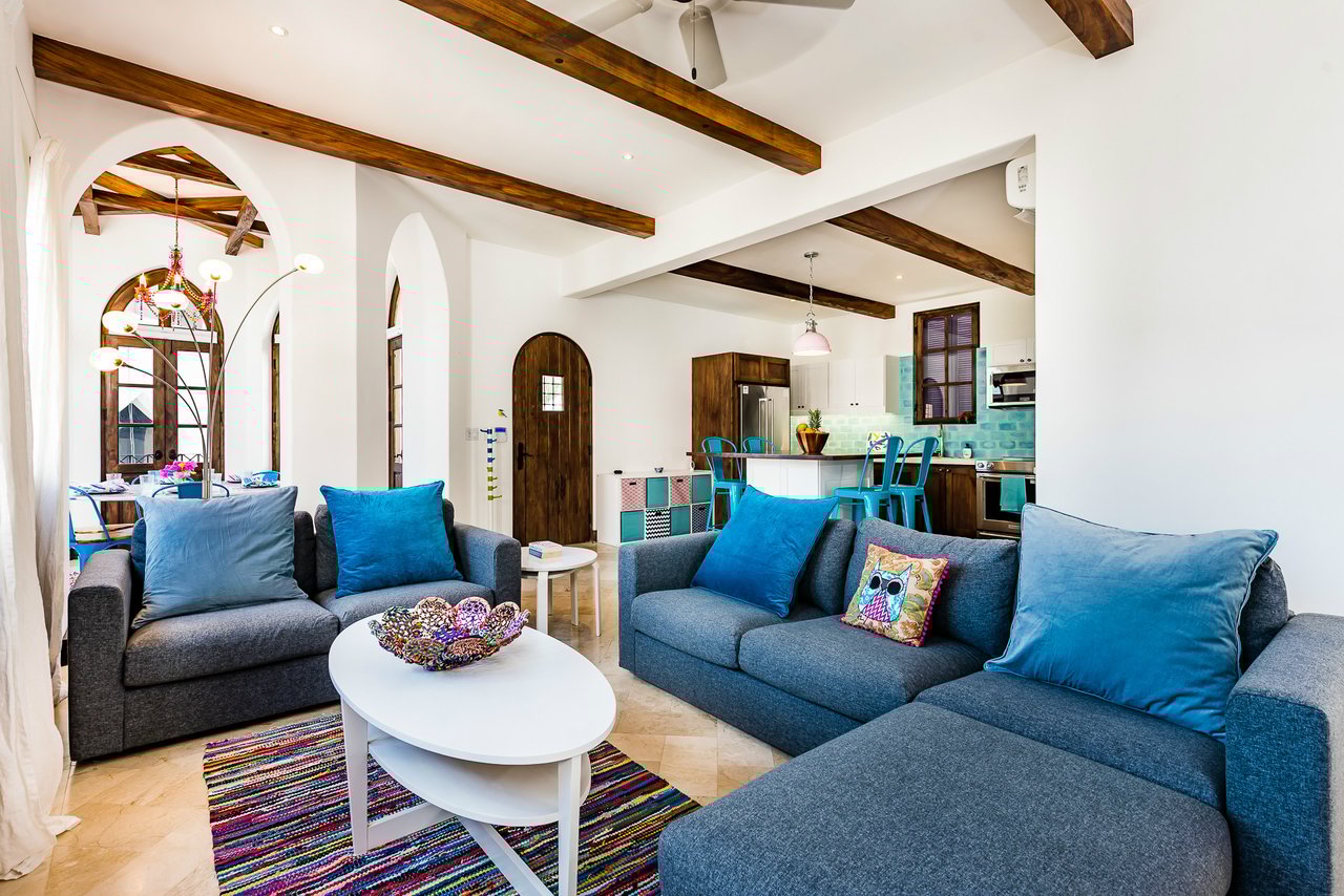 2 Plaza Carlota | Elegant 3BR Coastal Home in Las Catalinas’ Premier Plaza