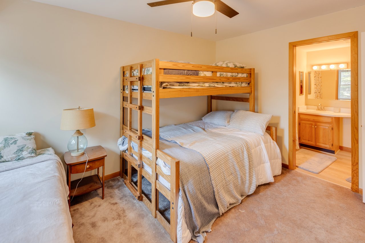 Ski Season Rental with panoramic water and mountain views