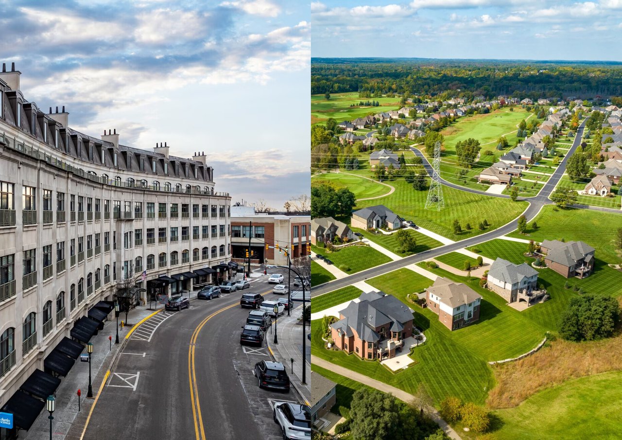 Birmingham versus Bloomfield Hills Michigan luxury real estate comparison