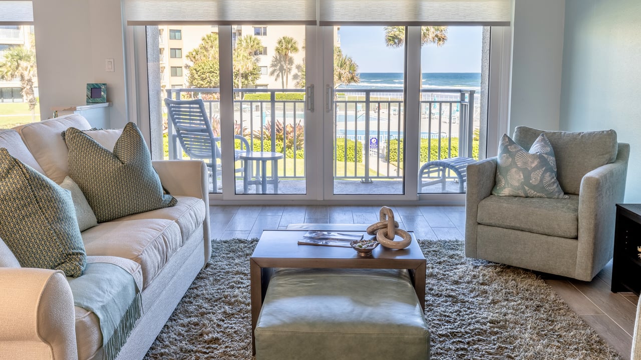 Oceanfront Furnished Condo in New Smyrna Beach