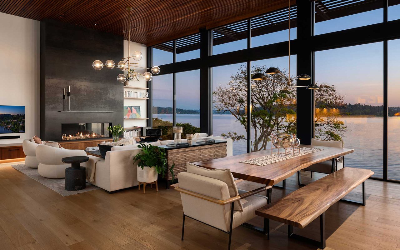 An Extraordinary Expression of Modern Waterfront Living on Mercer Island