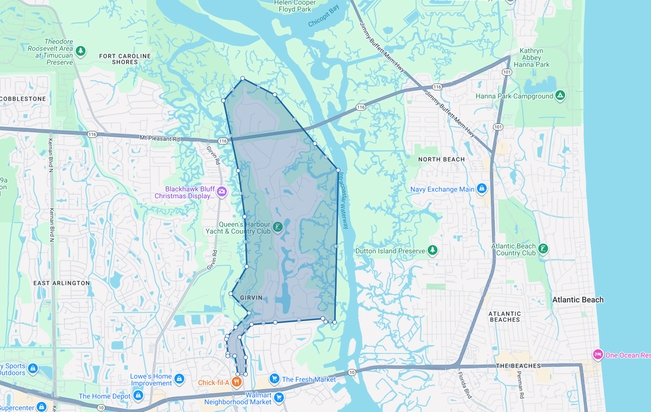 Queen’s Harbour Yacht & Country Club Homes For Sale