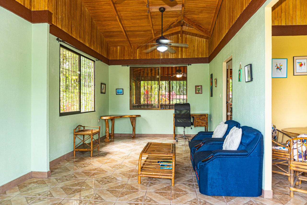 Serene Costa Rican Jungle Retreat with Waterfalls & Wildlife