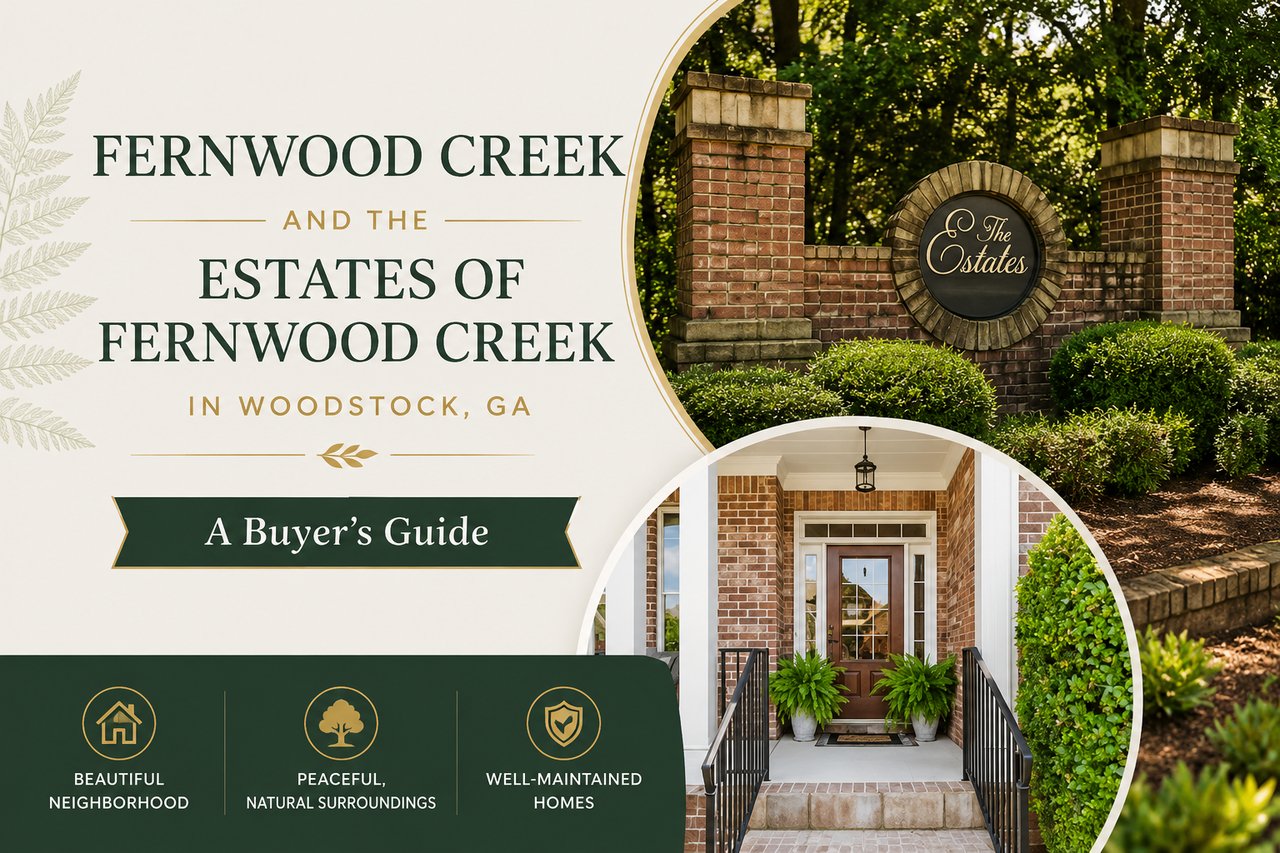 Fernwood Creek and the Estates of Fernwood Creek in Woodstock, GA: A Buyer's Guide cover