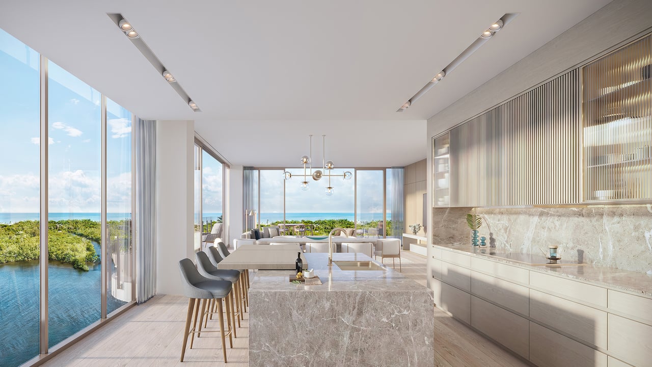 Sage Intracoastal Residences interior kitchen