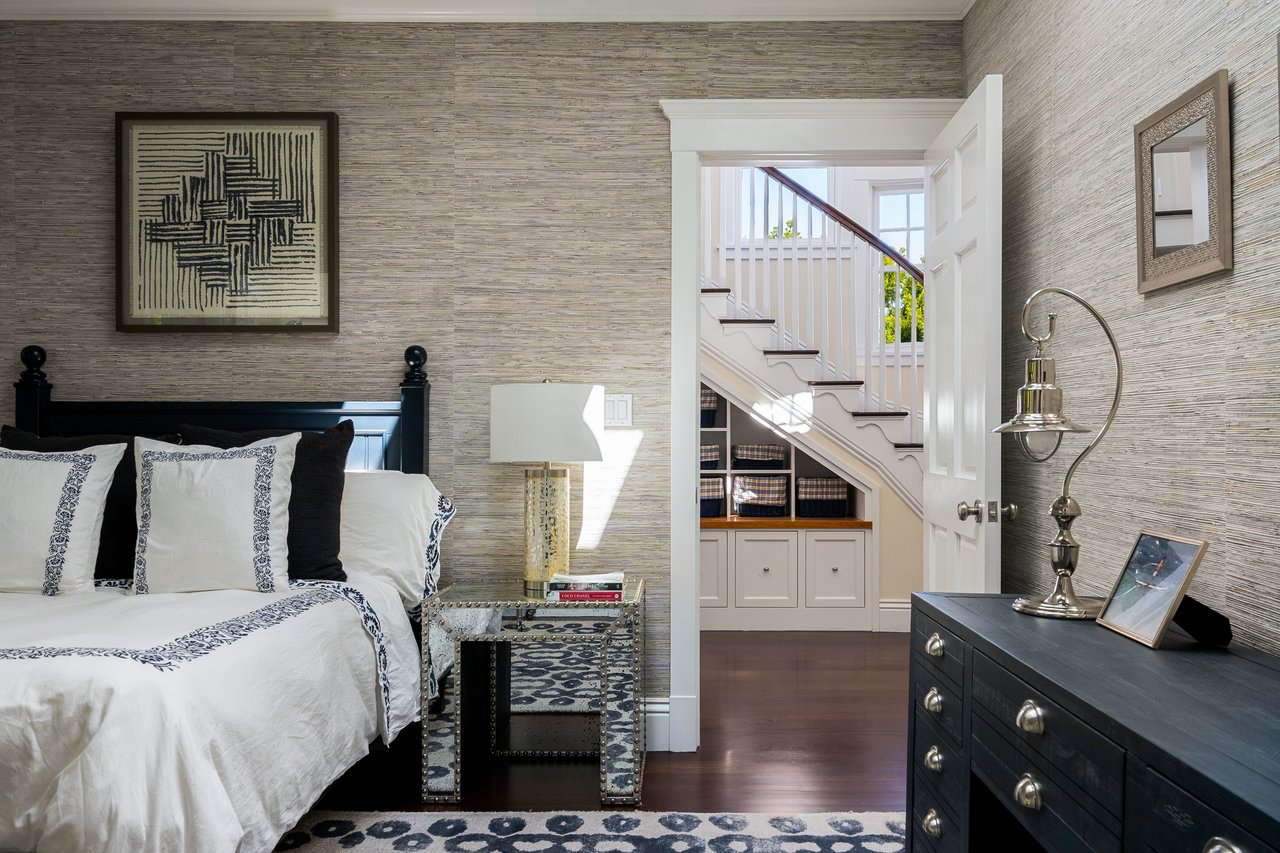 Exceptional East Coast-Inspired Estate with Sweeping Views of San Francisco and the Golden Gate Bridge