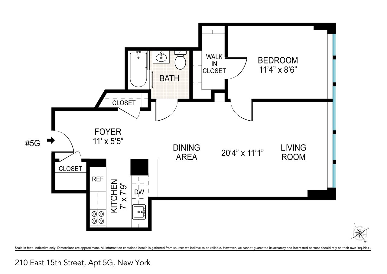 210 E 15th St, 5-G